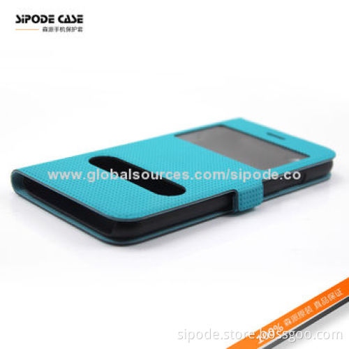 Flip Cover View Window Leather Case for iPhone 6